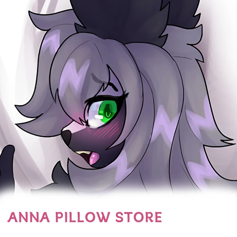 Dakimakura 2WAY Hugging Body Pillow Case Vtuber Skunky The Hybrid Anime Pillow Cushion Cover Gift