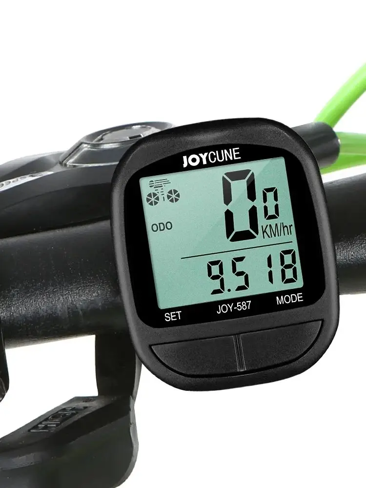 AliExpress NONE Bike Computer Bicycle Waterproof Wired Speedometer and Odometer Stopwatch Cycle Bike Computer with LED Display for Cycle  Match