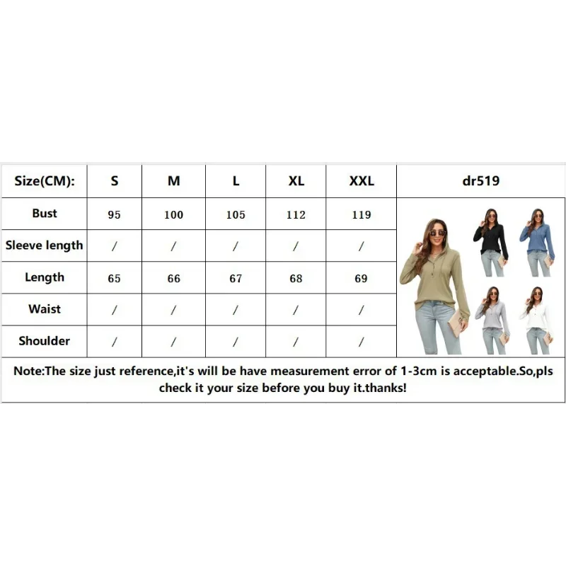 Women's Hooded Sweatshirt Pullover Long-sleeved  Lace-up Button Solid Color Waffle Loose Casual Spring and Autumn Top
