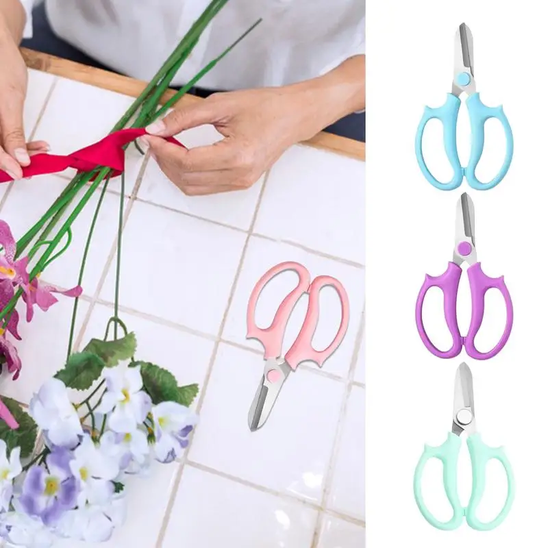 

Garden Scissors Floral Shears Professional Flower Scissor Comfortable Grip Handle Pruning Shear flower shears shop pruning tool