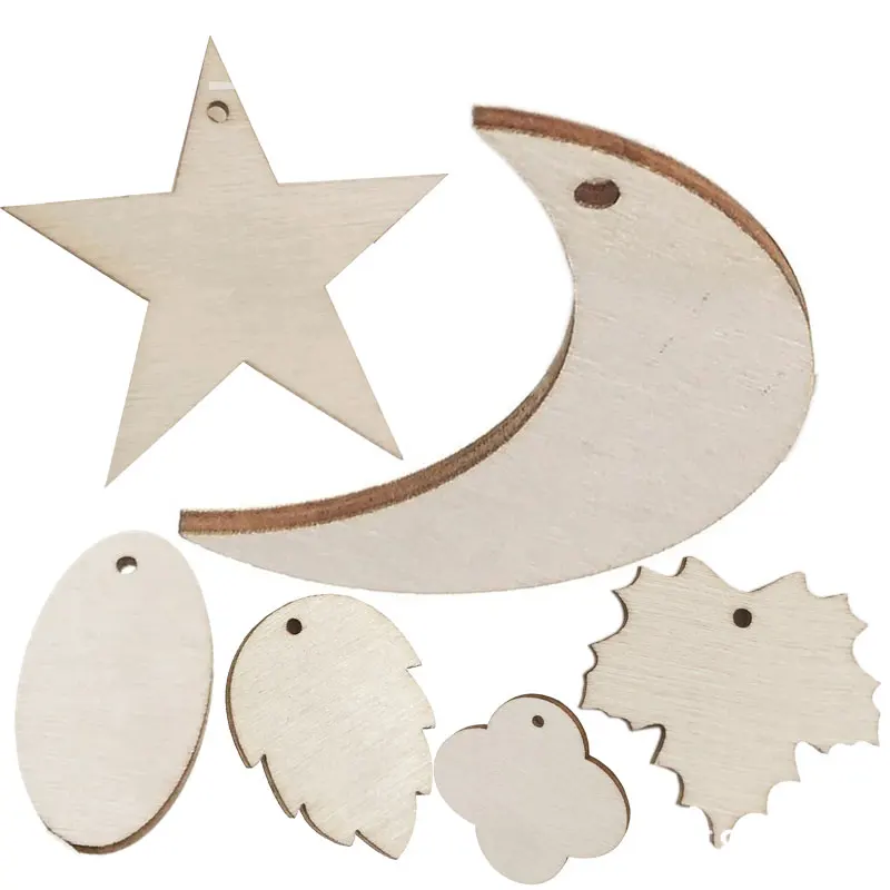 

30/40/50/60/80/100 мм деревянные вырезы из кленовых листьев, незавершенные деревянные подвесные украшения, сделай сам, День Благодарения, домашний декор для вечеринки, Рождество