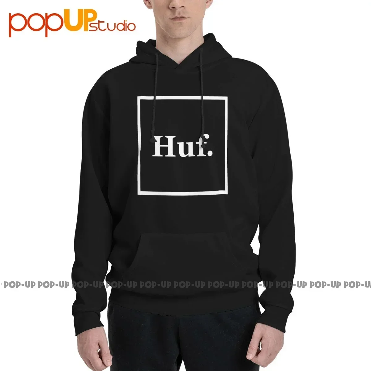 Huf Box Logo Hoodie Sweatshirts Hoodies Cute Print Splicing Best Seller