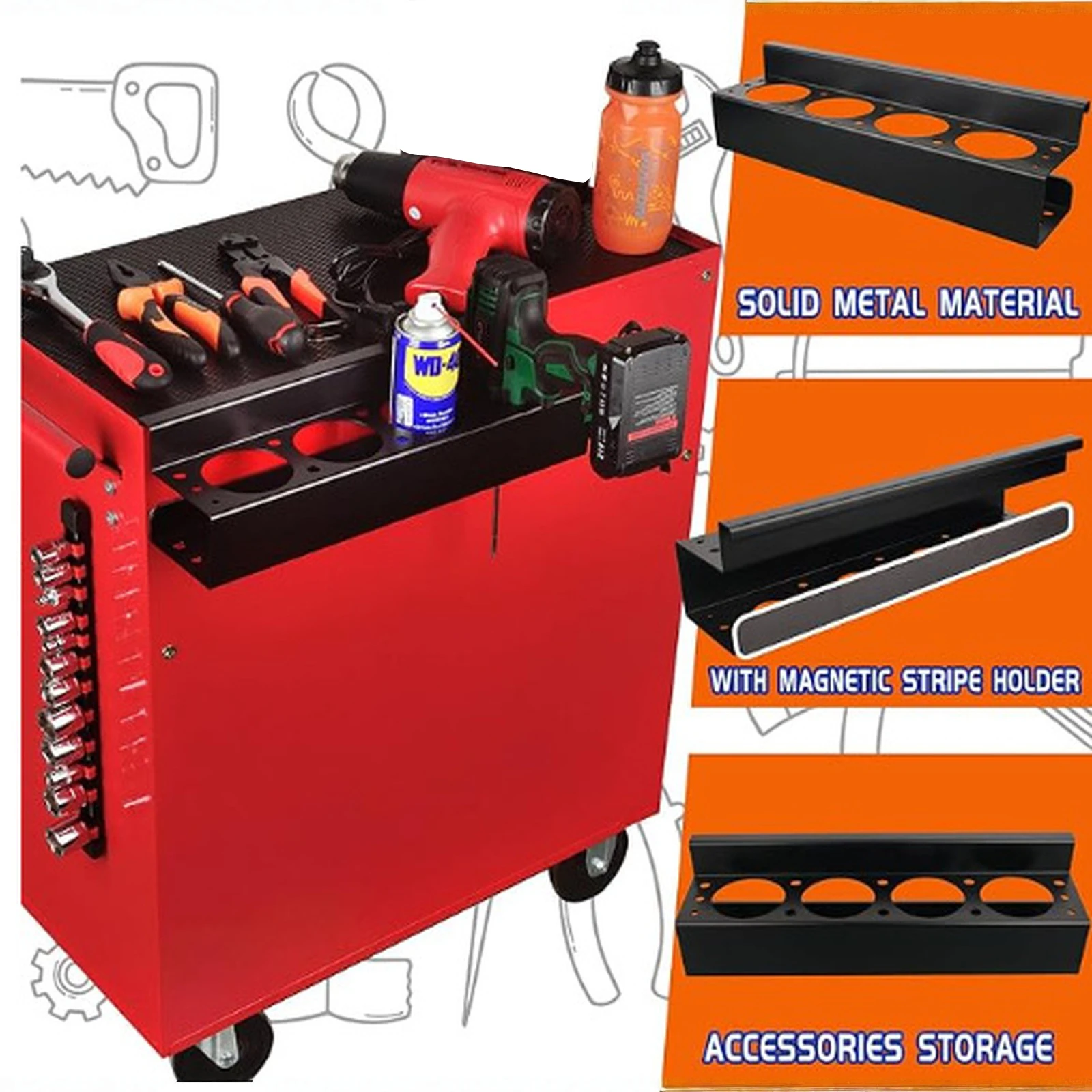 heavy-duty-tool-vehicle-nail-board-workbench-screw-holder-pliers-tissue-holder-universal-wheels-facilitate-movement-tool-carts