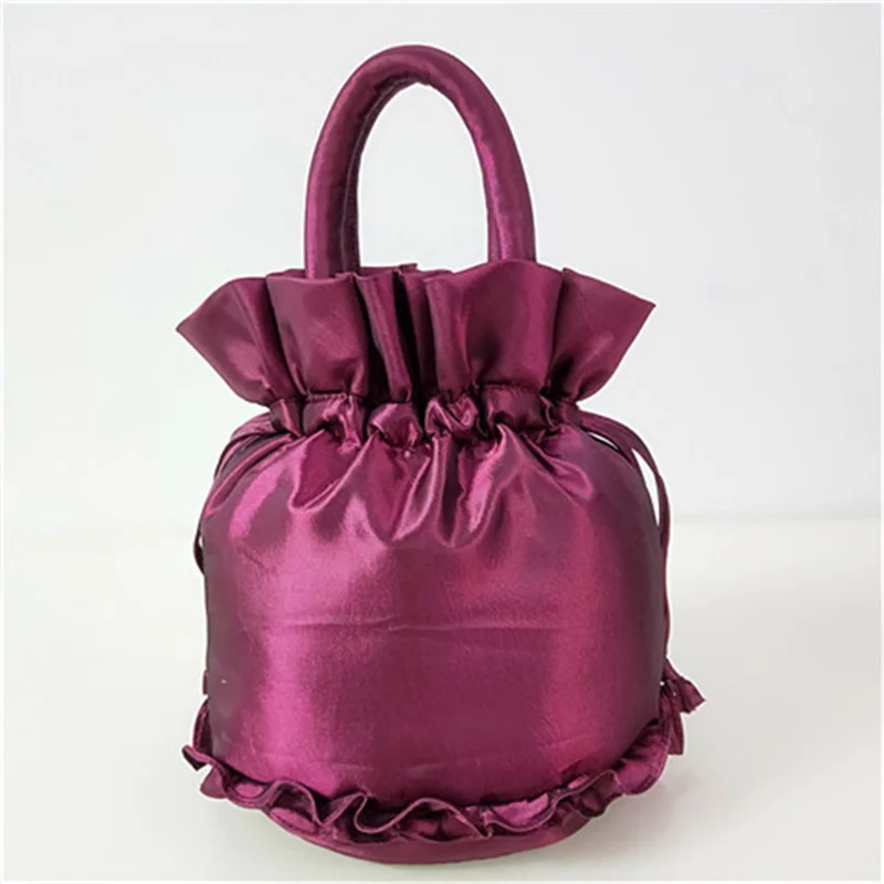 Rilibegan Lady Mobile Phone Bag Coin Purse Dinner Bag Lady Handbag Makeup Bag Flower Bucket Bag Chinese Style Small Bag