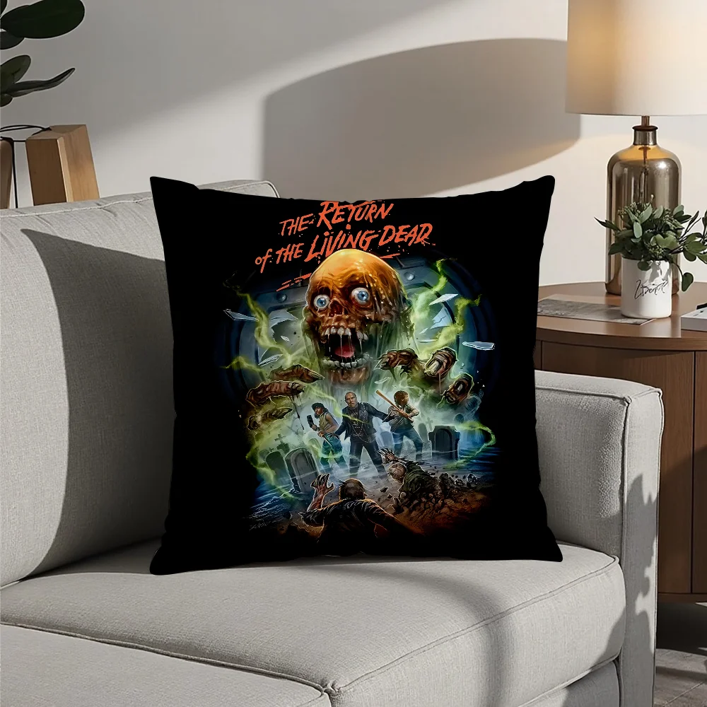 R-Return of the Living Dead Pillow Case Plush Fabric Soft  Pillowcase Double Sided Print Cushion Cover Household Gifts