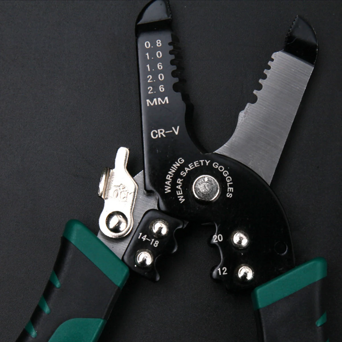

Professional Wire Stripper Tool Looping Holes Easy Stripping Without Damaging Cores Plier Style Safety