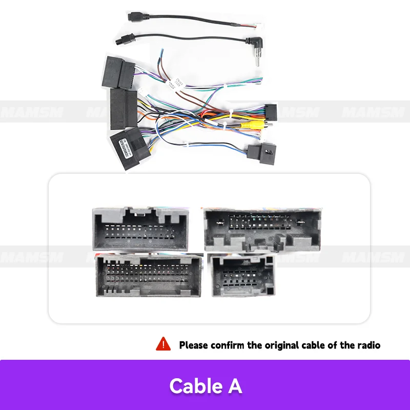 MAMSM CANBUS Box Plug Power Wiring Harness FOR Ford 2012-2017 Focus