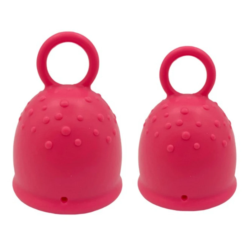 Pull Ring Menstrual Cup Vaginal Hygiene Care During Menstrual Period Female Medical Grade Silicone Physiological Cup Period Cup