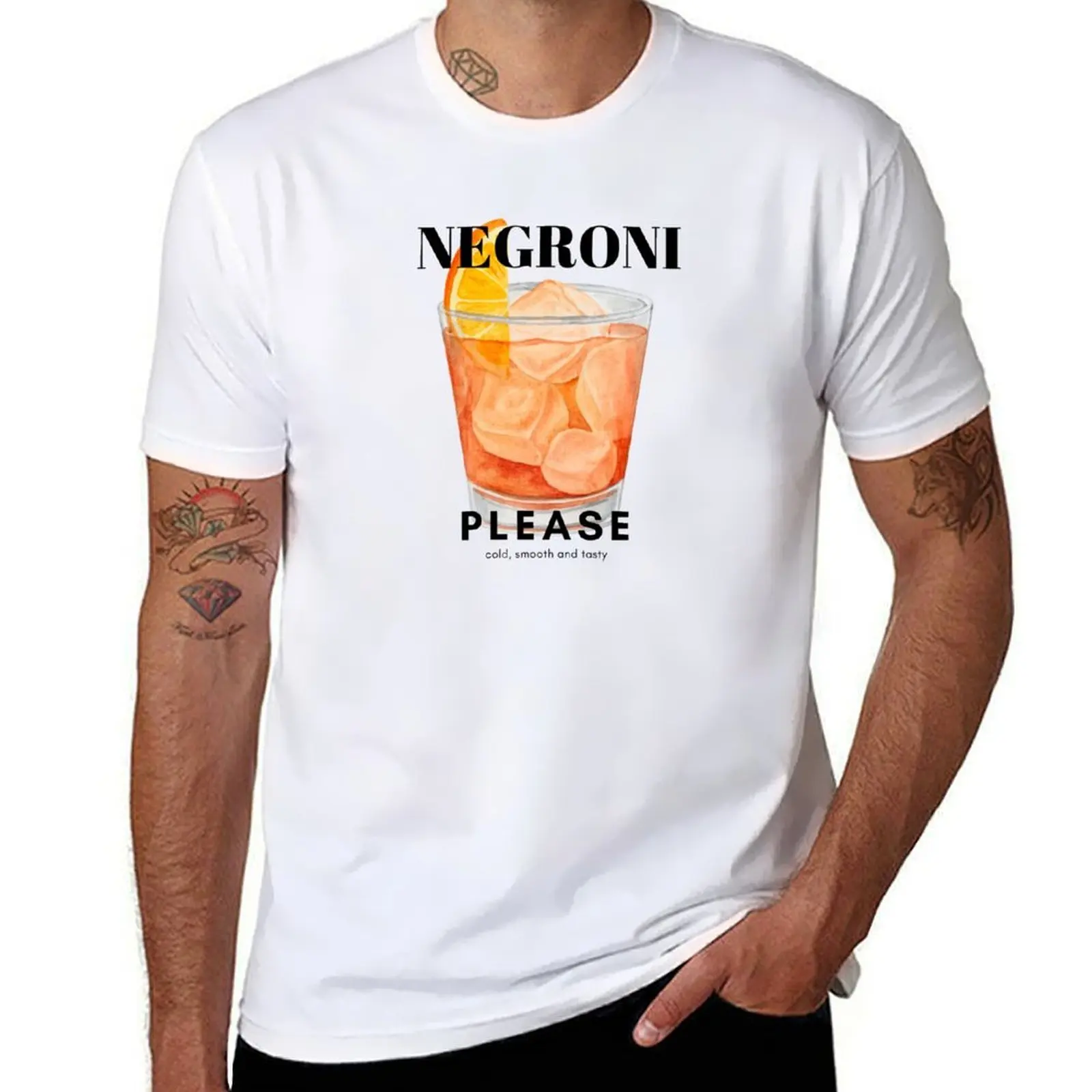 

Negroni Drink T-Shirt anime t shirts oversize funny t shirts dark humor t shirt man plain T-Shirt