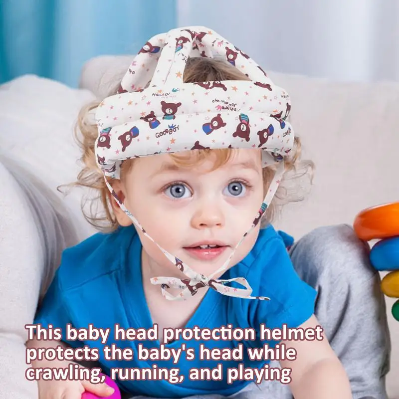 Baby Anti-collision Protective Hat Baby Safety Helmet Head Security Soft Comfortable Head Protection Toddler Caps for indoor