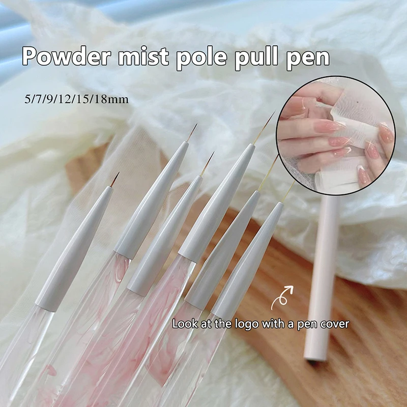 Nail Art Brushes Multiple Types Ultra-fine And Ultra Long Wire Drawing Painting DIY French Nail Liner Pens Manicure Tool
