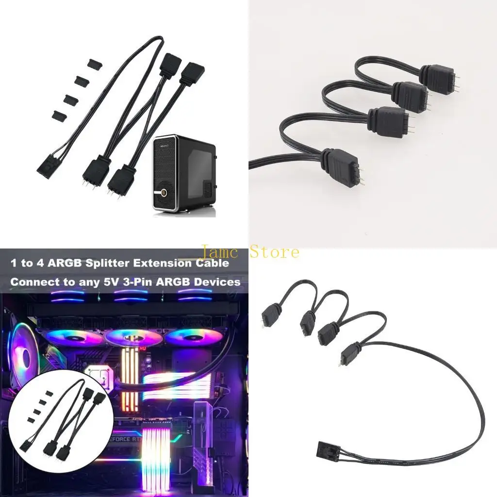 

LX0B 3PIN Мужчина -4PIN Женский адаптерный кабель ARGB для контроллера HDLL120