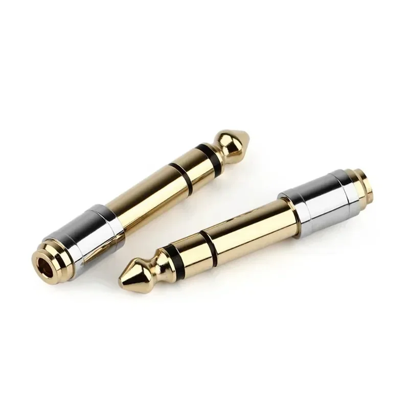 Jack 3.5 do 6.35 Adapter Audio 6.5mm do 3.5mm męskie złącze żeńskie wtyczka słuchawek elektroniki użytkowej 6.3mm