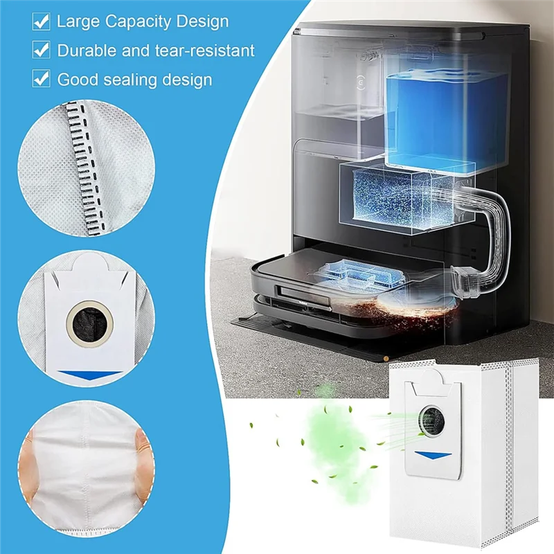 9M-For Ecovacs Deebot X5 Omni, X5 Pro Robot Vacuum Cleaner Main Side Brush Hepa Filter Mop Cloth Dust Bags Spare Parts