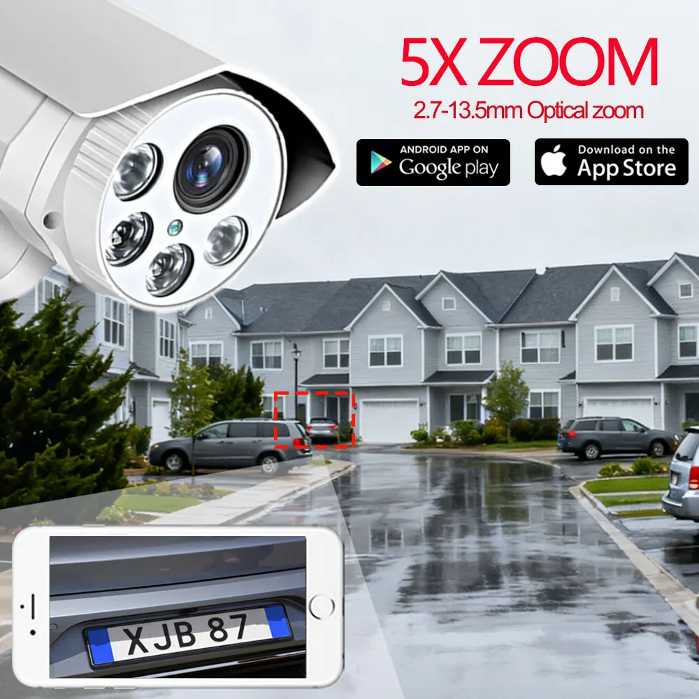 4K 8MP SO-NY415 3G 4G SIM Card PTZ Wireless Security IP Camera Wifi 5X Optical Zoom Audio Auto Human Tracking IR Night Version