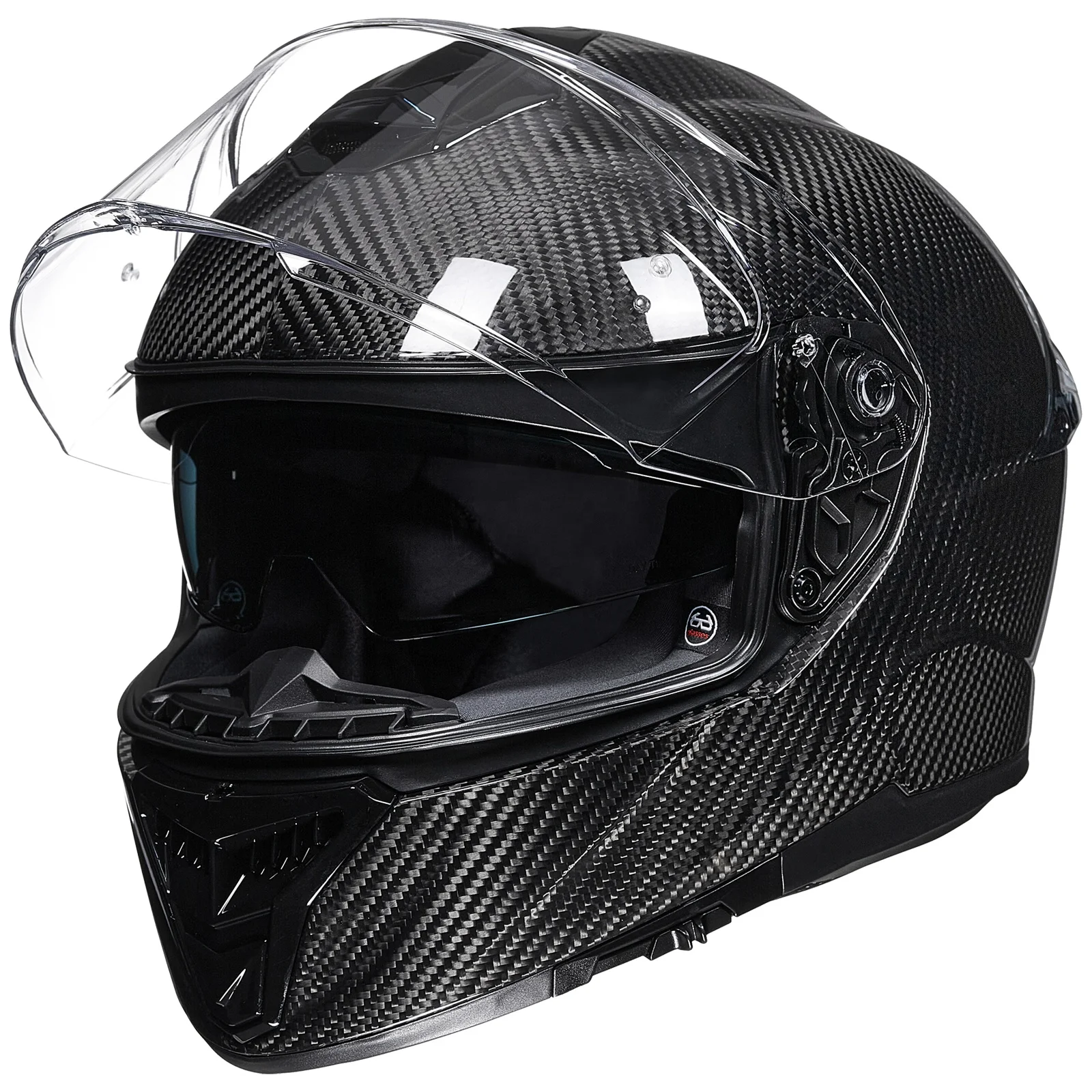 

DOT ECE ILM Lightweight Carbon Fiber Helmet Full Face Model-861C