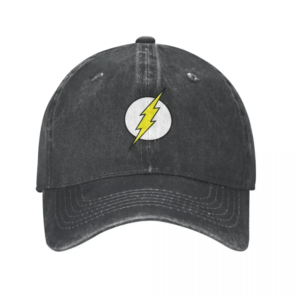 New Red Flash Denim Baseball Cap Famous Anime Tennis Hip Hop Hats Breathable Female Trendy Casual Snapback Cap