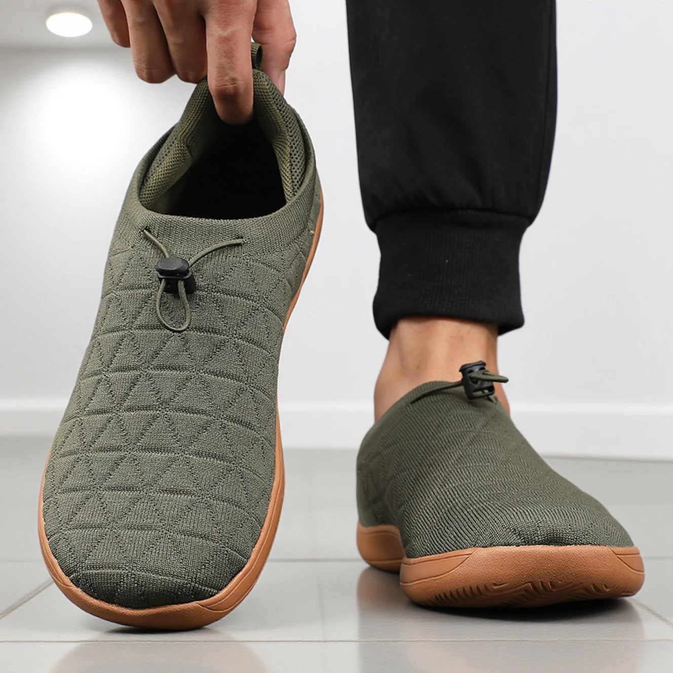 Barefoot Shoes, Men's and Women's Sliding in Hiking Flat Shoes, Luxury Brand Sports Shoes, Minimalist Gray Sports Shoes 2025