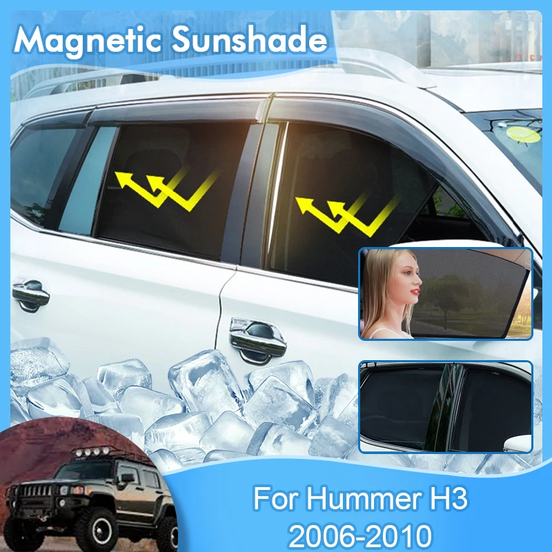 

Magnetic Sunshade For Hummer H3 2006 2007 2008 2009 2010 UV Protection Privacy Avoid Light Visor Car Accessory Auto Part Curtain