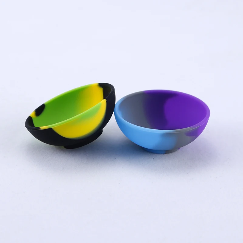 1pc Mini Silicone Bowls, Tobacco Silicone Bowl, Multicolored Pinch Bowls, Reusable Snack Bowls, Silicone Condiment Bowls