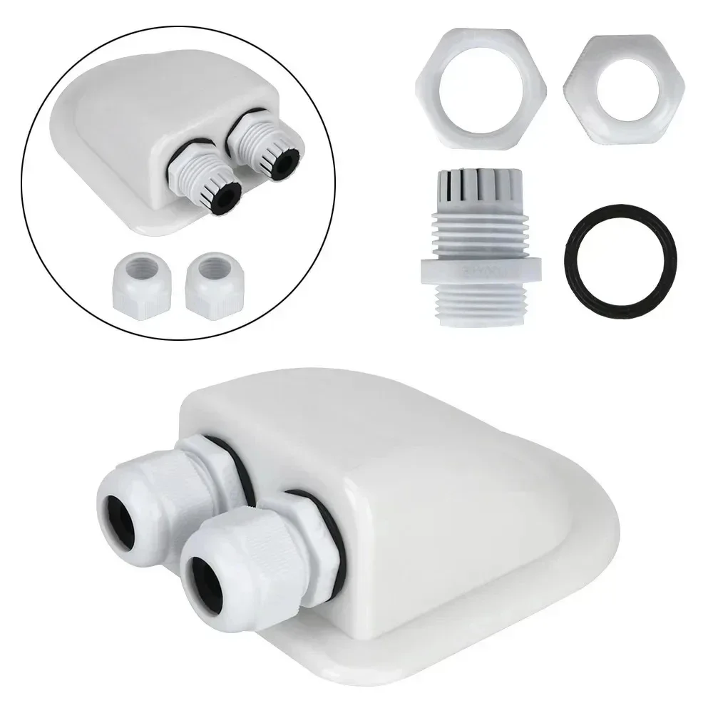 1Solar Junction Box Cable Entry Gland Roof Wire Entry Cable Connector Holder for Automotive Accessories
