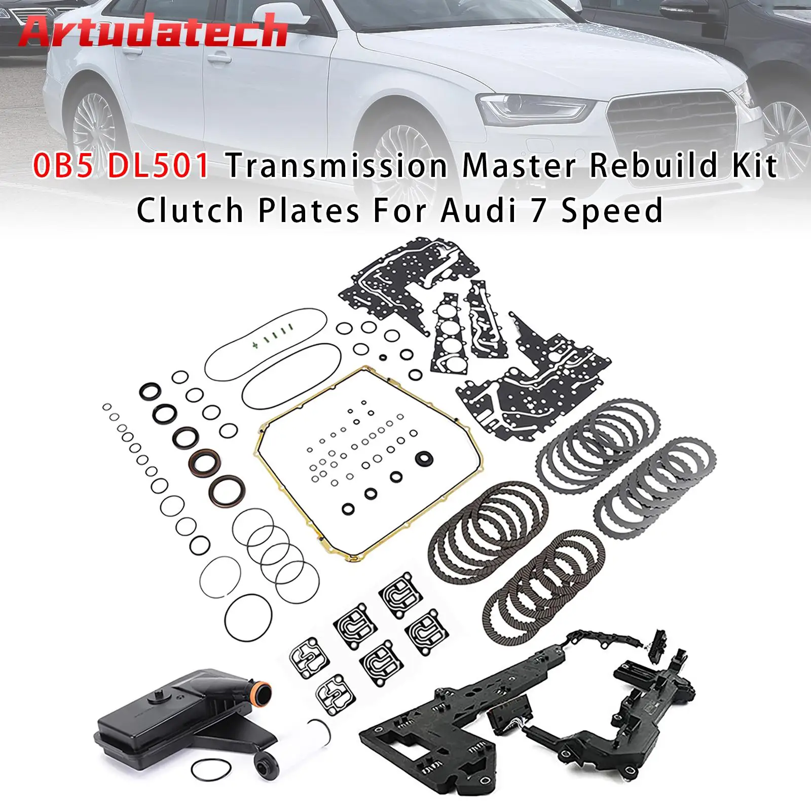 

Artudatech 0B5 DL501 Transmission Master Rebuild Kit Clutch Plates For Audi 7 Speed