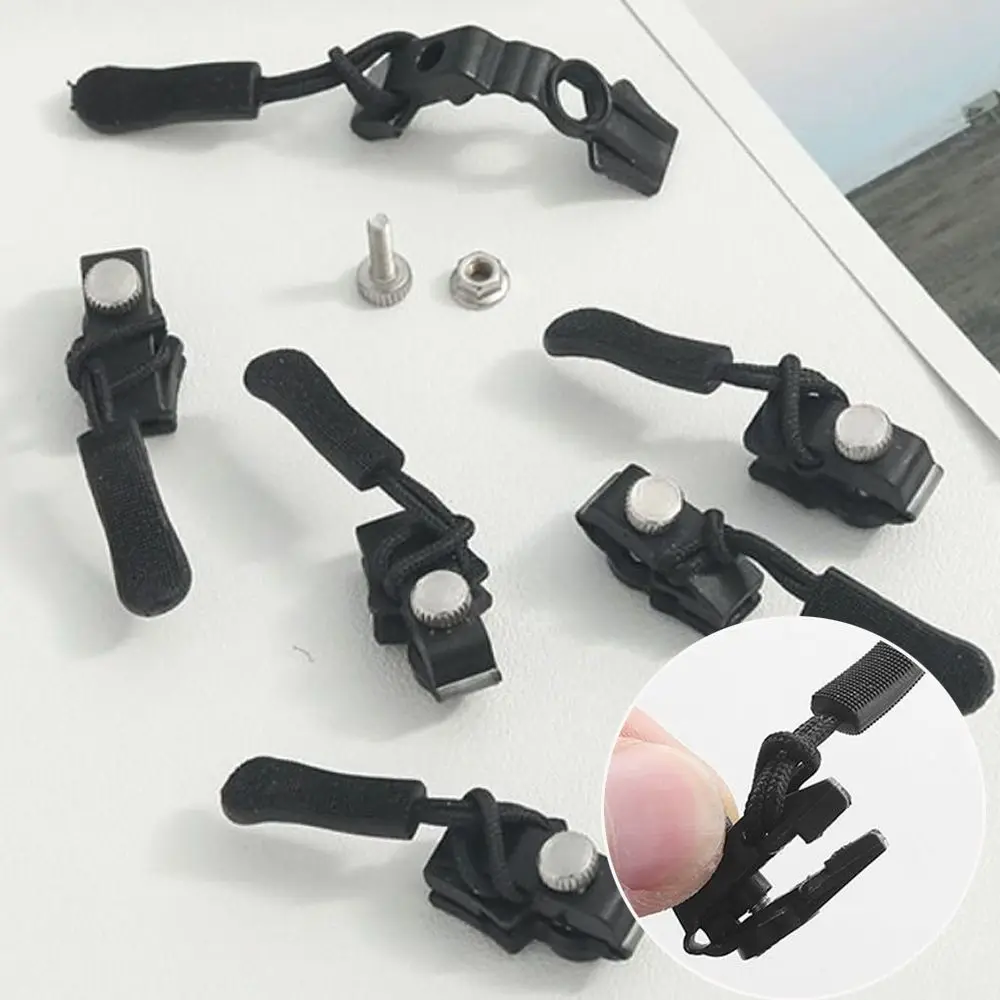 Durable 3 Different Size Zipper Repair Kit DIY Replacement Bad Buckle Zipper Head Sewing Tools Metal Suitcase Zipper Head