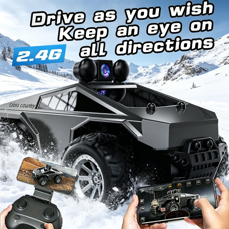 

KF29 RC Armored Tank, 1:28 Scale Model with HD Live Video Transmission, 2-Speed Adjustment, RGB Colorful Lights & Realistic Engine Sound, 2.4GHz Remote Control, Metal Body RC Toy, Premium Birthday Gift