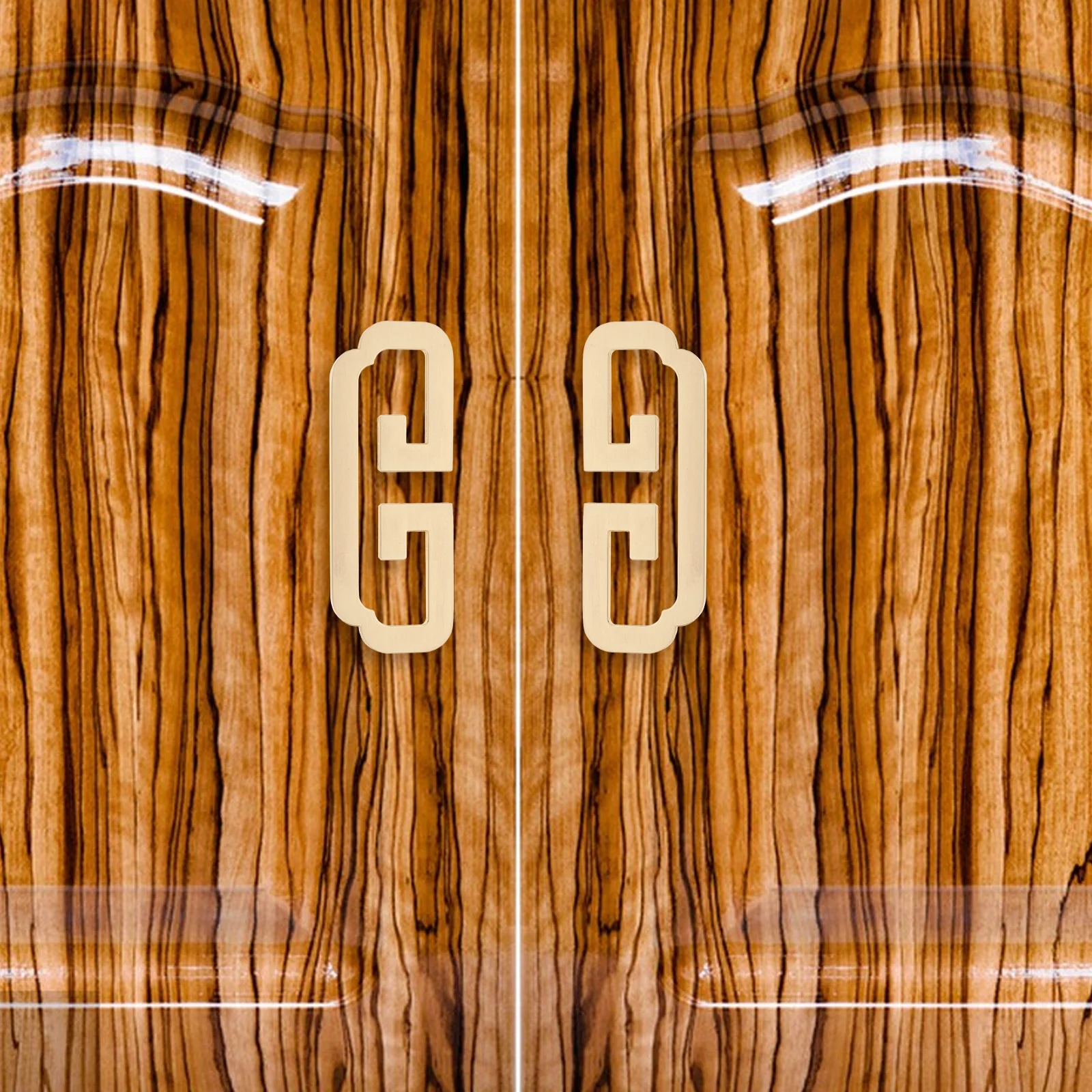 

2Pcs Vintage Half-Round Cabinet Door Pulls Copper Finish Durable Zinc Alloy for Kitchen Closet Dresser Cabinet Hardware