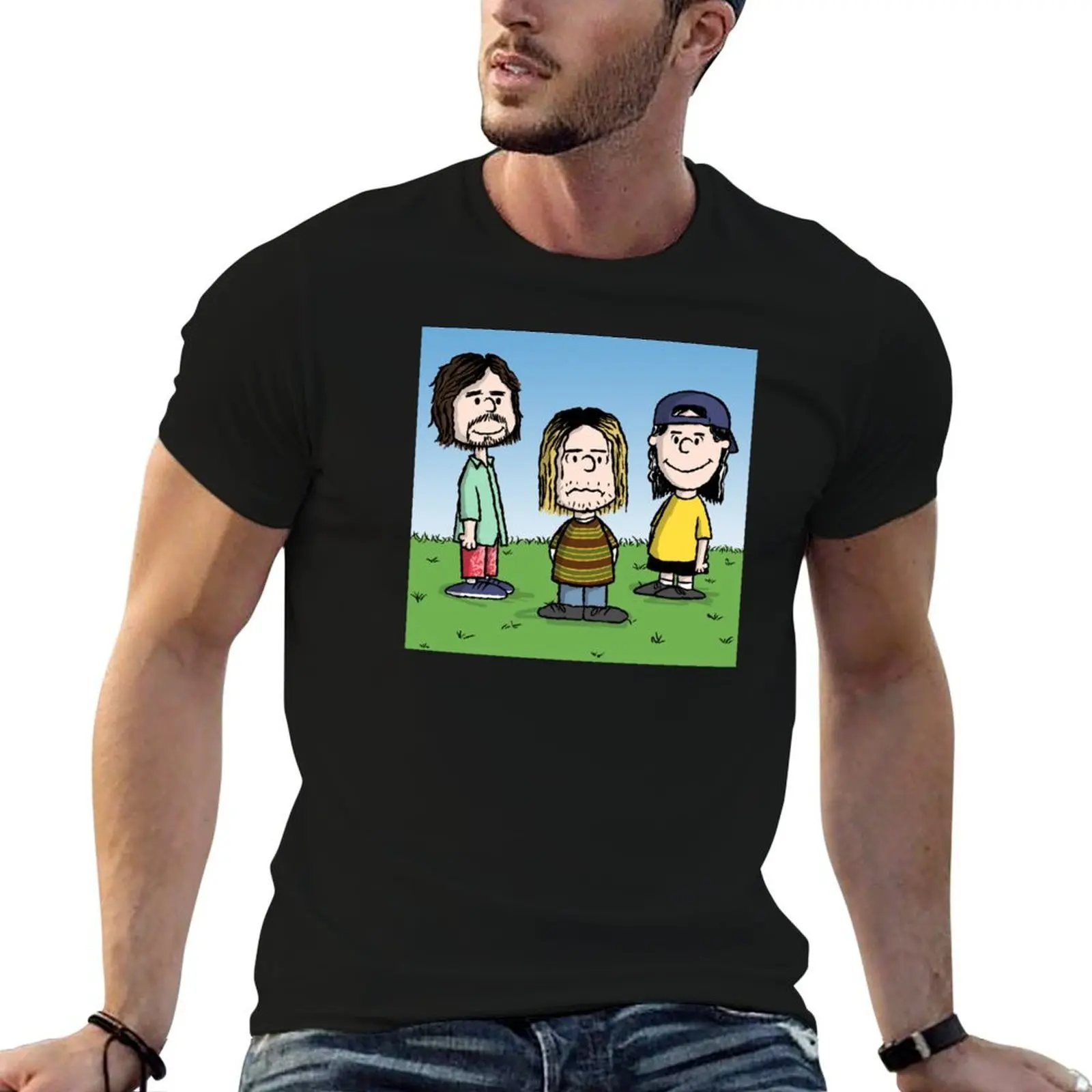 Smells Like Cartoon T-Shirt vintage graphic tee valentines boutique clothes designer t shirt men