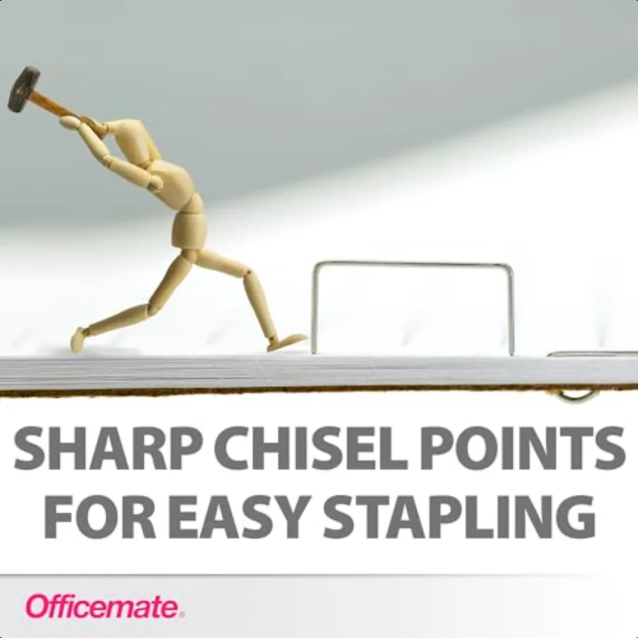 Grampos padrão Officemate 5 caixas de uso geral caixa de grampos 5000 91925