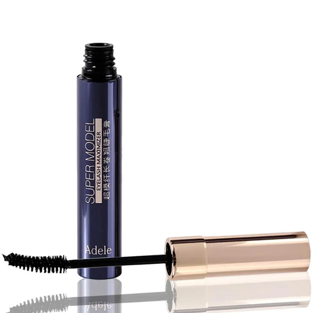 เครื่องสำอางมาสคาร่าสีดำกันน้ำธรรมชาติยาวขึ้นหนาการแต่งหน้าขนตาปลอม