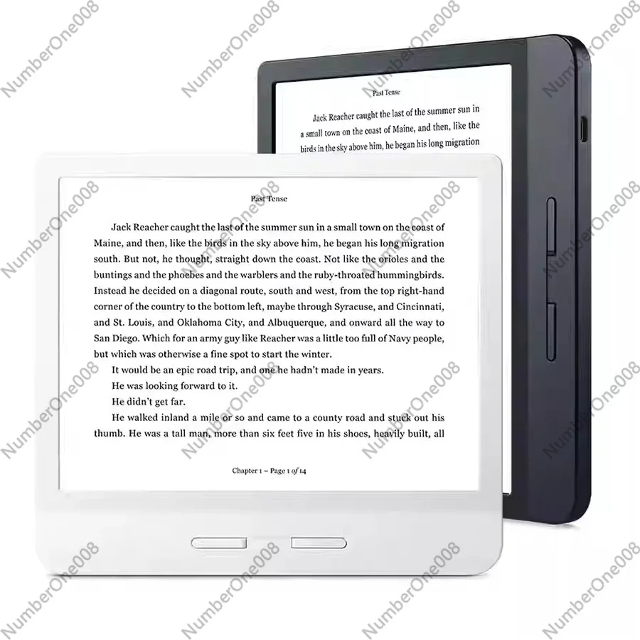 H20 7-inch 300ppI HD e-book reader with dual color lights for heating and cooling, Eink Carta