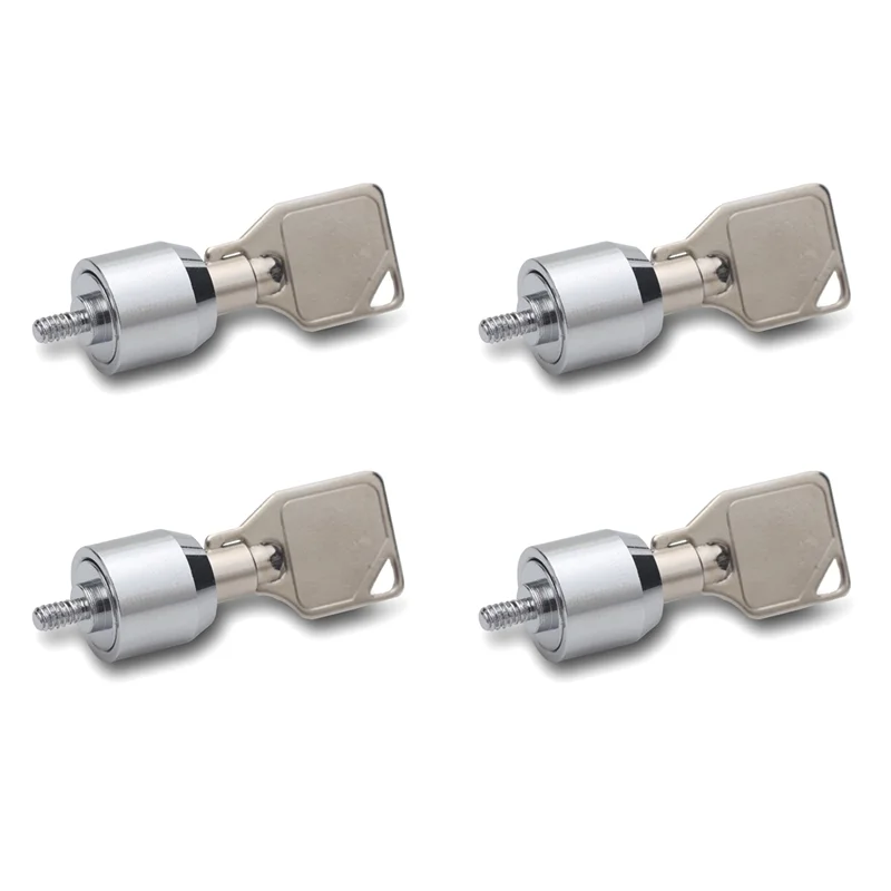 4X Desktop Computer Lock Computer Case Lock Anti-Theft Lock For Internet Cafe Office Management Lock-Y47A