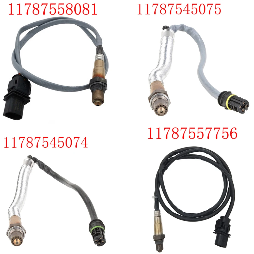 

4pcs 11787558081 11787557756 11787545074 11787545075 Front and Rear Lambda Probe Oxygen O2 Sensor for BMW X5 E70 3.0SI 2007-2010