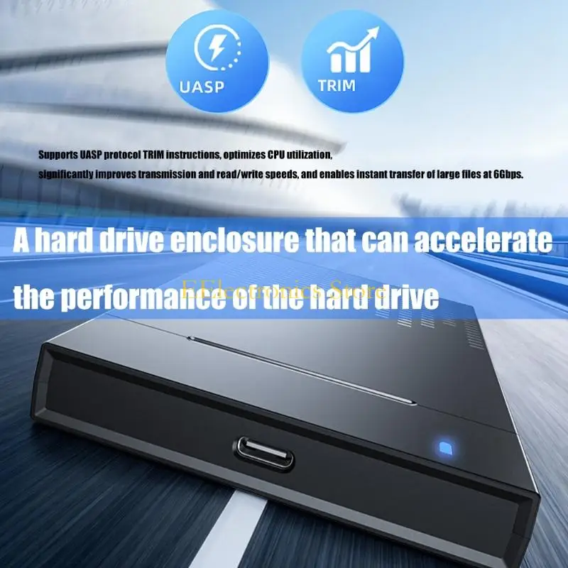 B03C 2.5inchSSD Enclosure for Enthusiasts Requiring Simple Installation Procedures