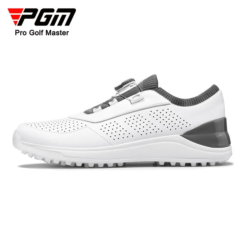 PGM Men Golf Shoes Knob Shoelaces Anti-side Slip Waterproof Men's Sports Shoes Sneakers XZ264