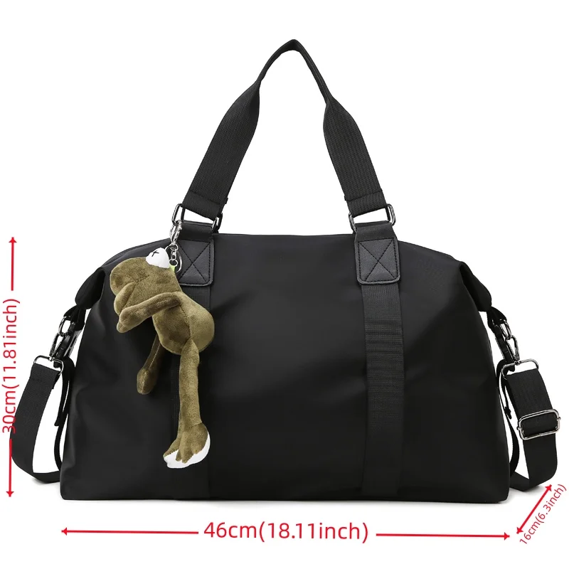 Bolso cruzado de tendencia para mujer, bandolera Oxford impermeable de gran capacidad, bolso de viaje para Fitness y ocio