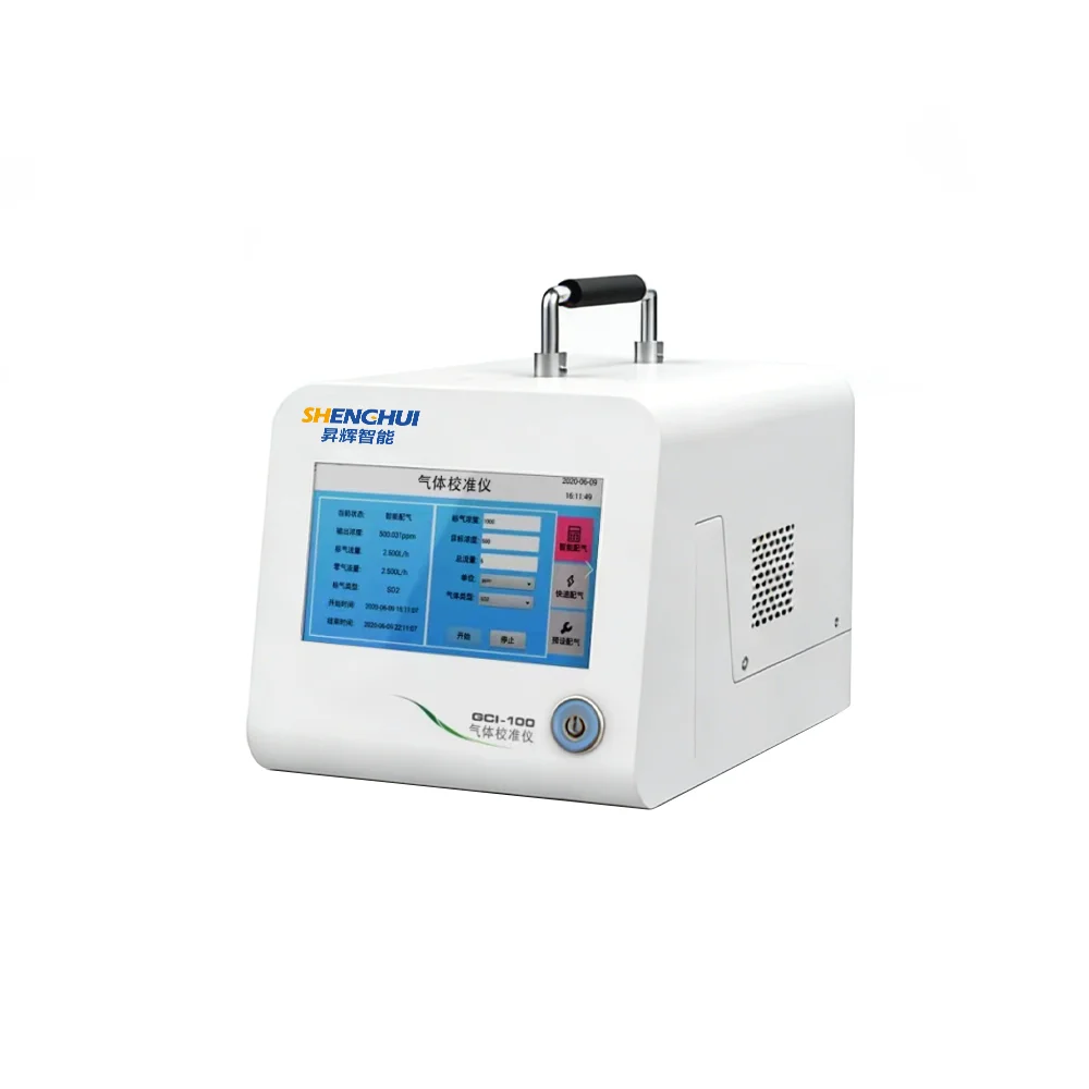 High Precision Multi-Point Dynamic Dilution Calibrator Digital Air Gas Flow Meter Calibrator and Flue Gas Monitor Calibration