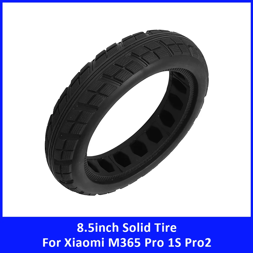 

8.5inch Anti-slip Solid Tire for Xiaomi M365 Pro 1S Pro2 Electric Scooter Accessories 8 1/2x2 Rubber Wheel Tyre Replacement Part