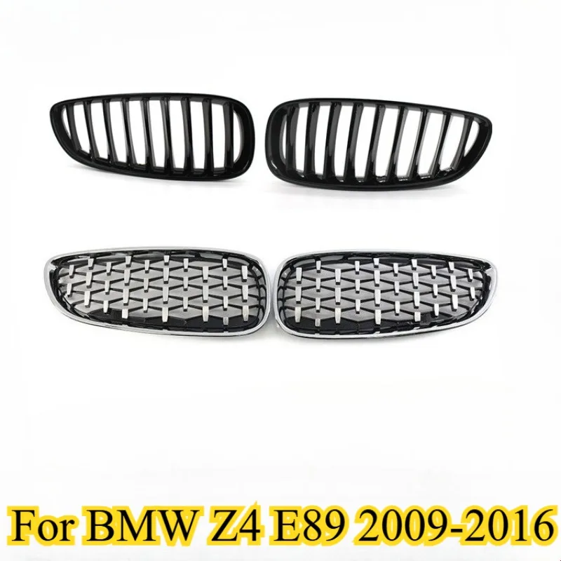 

Car Front Kidney Grill Meteor Bright Black Slat Hood Grille Racing Grills for BMW Z4 E89 2009-2016 2014 2015 Car Replacement