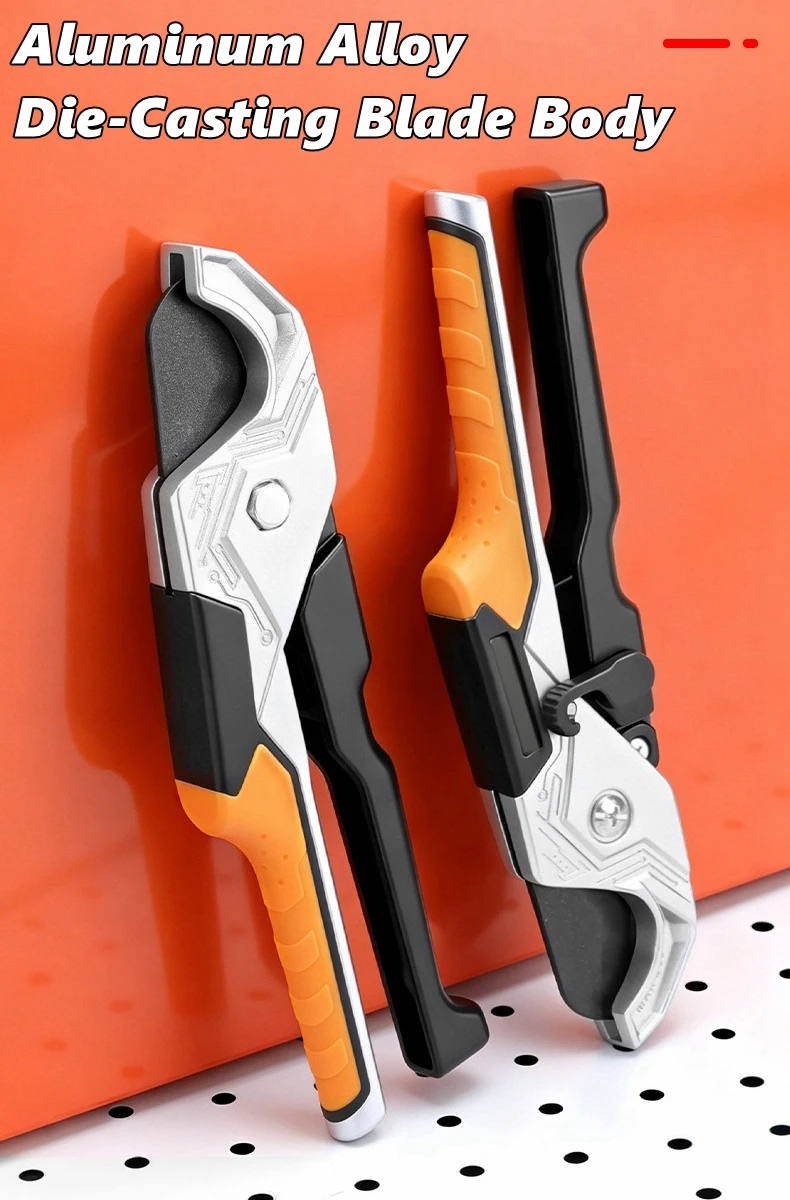 Pipe Cutter 0-32mm SK5 Heavy Duty Manual PVC PPR PU PE Pipe Scissors Tube Hose Cutting Tool for Home Plumbing Hand Tools view 5