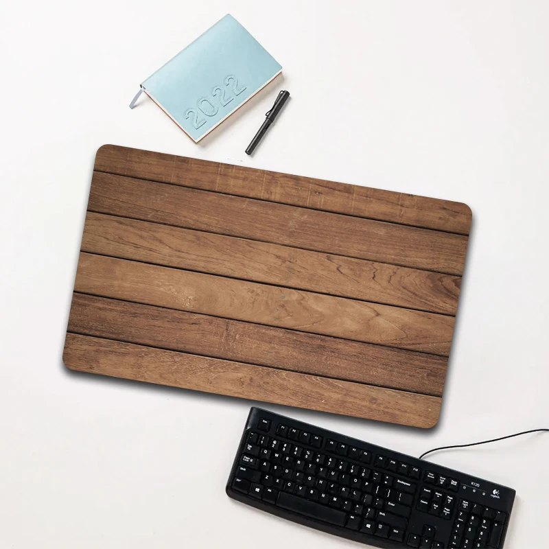 

Wood Pattern Mouse Pad Large Non-slip Waterproof Desk Mat for Laptop Office