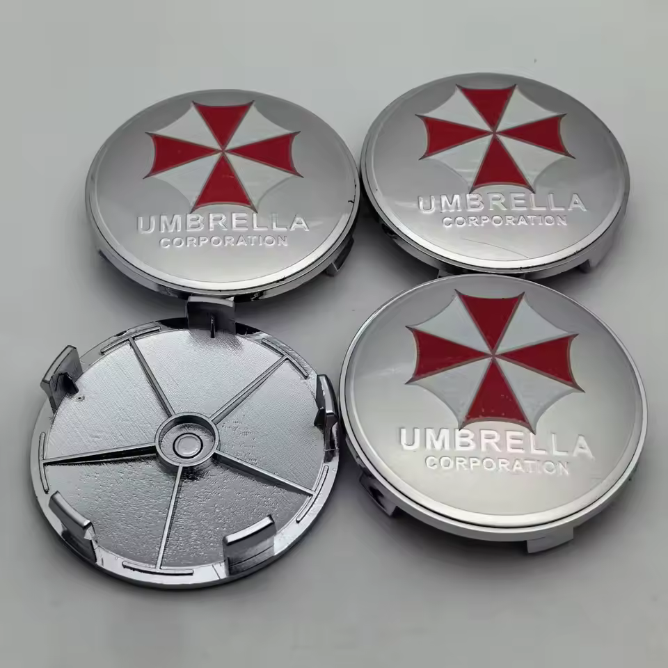 4x 68mm Umbrella Nabendeckel Radkappen Radnabendeckel