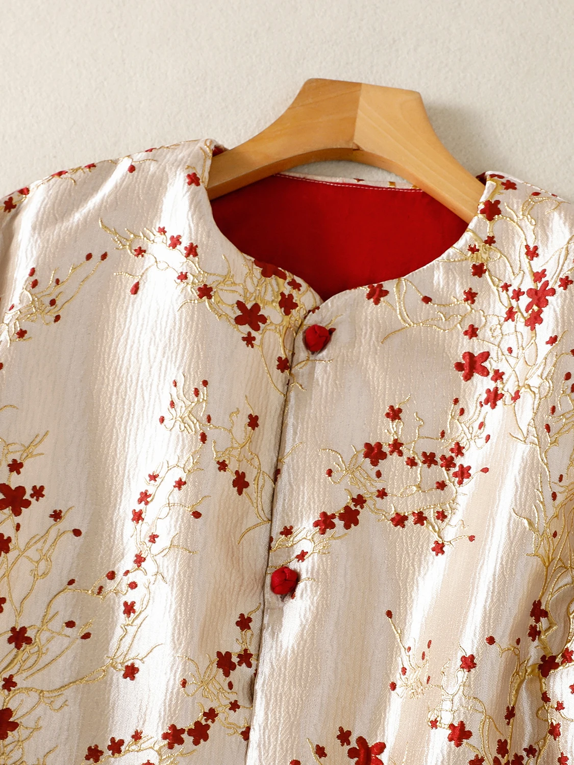 

Новое зимнее женское хлопковое пальто с вышивкой из шелкового льна в стиле пэчворк, цветное хлопковое пальто на пуговицах в стиле ретро, свободного покроя Thiened Lo...