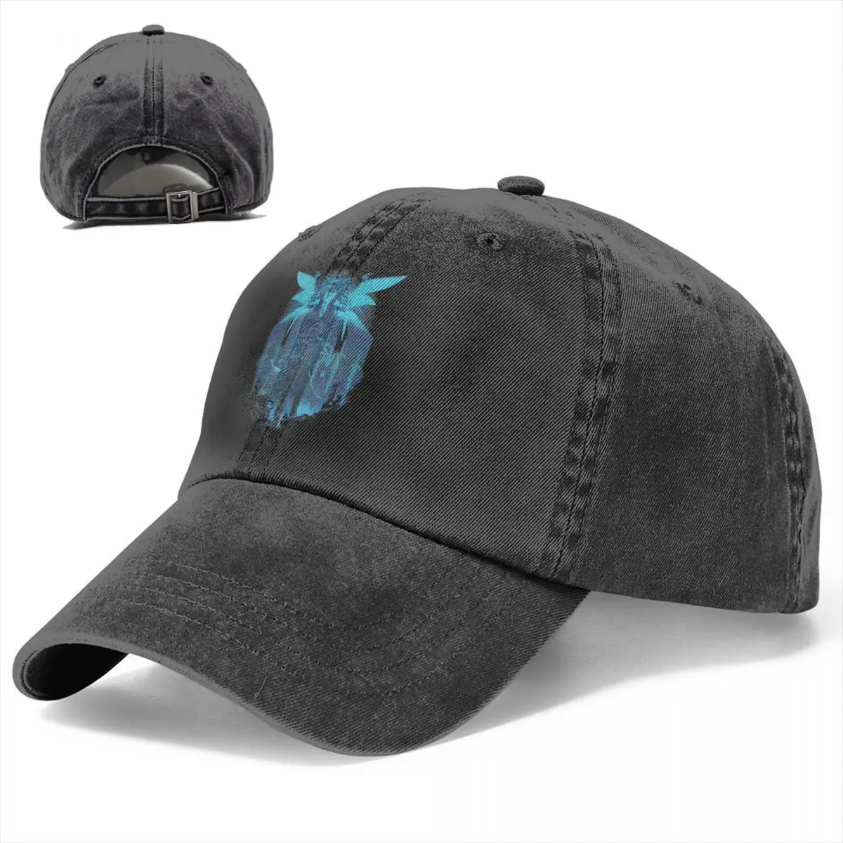 Blue King Baseball Caps Peaked Cap D-Devil May Game Cry Sun Shade Hats for Men