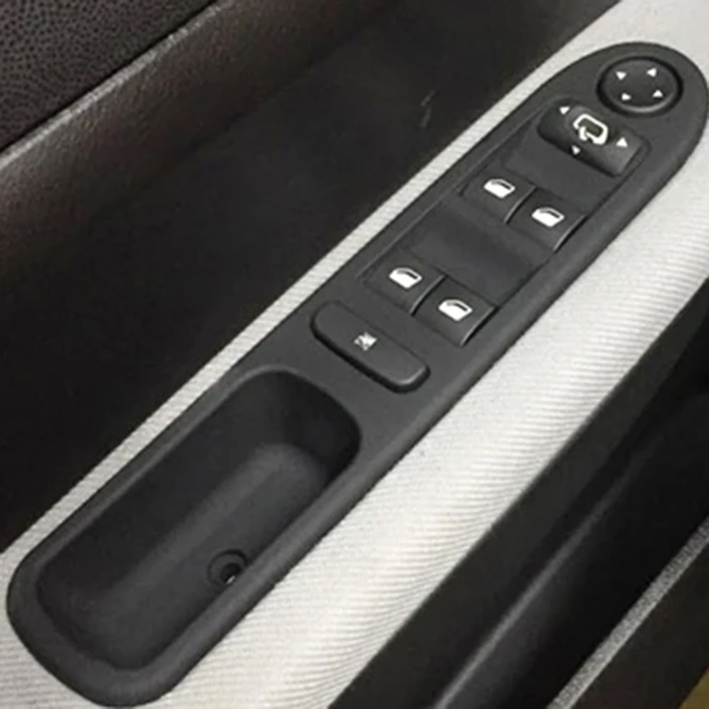 Dla Peugeot 307 przełącznik elektrycznego sterowania szybą okno przycisk przełącznik podnośnika akcesoria samochodowe 6554.KT