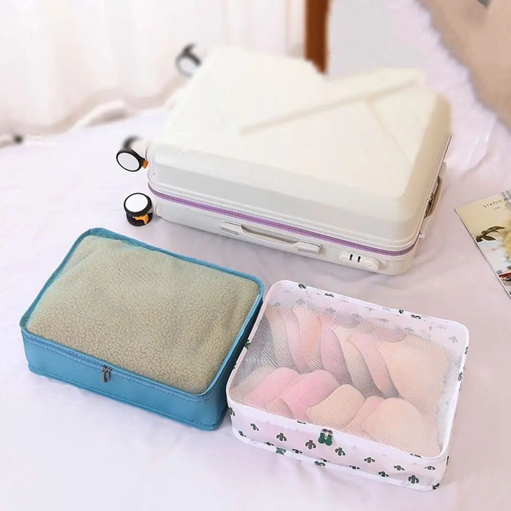 Travel Clothing Storage Bag Suitcase Clothes Storage Organizer Large Capacity Mesh Bag Portable Luggage Pouch