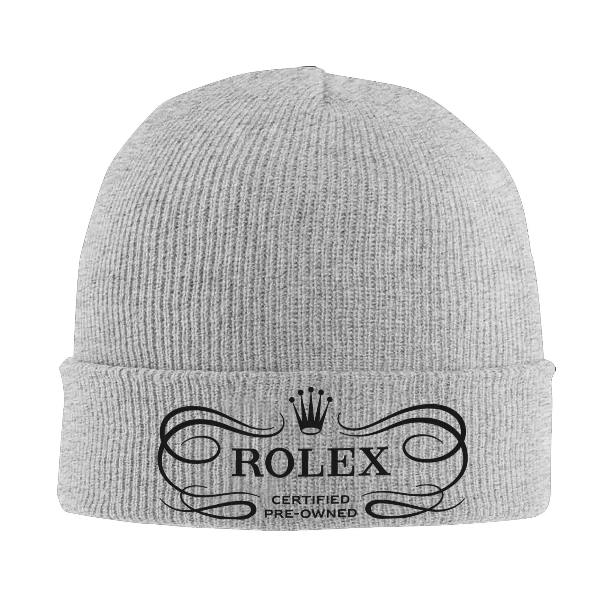 Unisex Beanie Hat R-ROLEX  Merch Warm Skull Knitted Hat Cap  Bonnet Hats