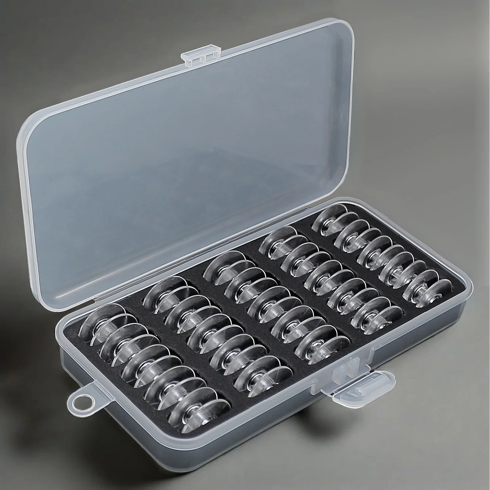 25 قطعة/صندوق "M" بكرات أكبر # 18034P لأخيه JUKI DNU-1541 DU-1181N TL-2200QVP Longarm جاك H2 Consew 205RB 206RB أداة الخياطة #1